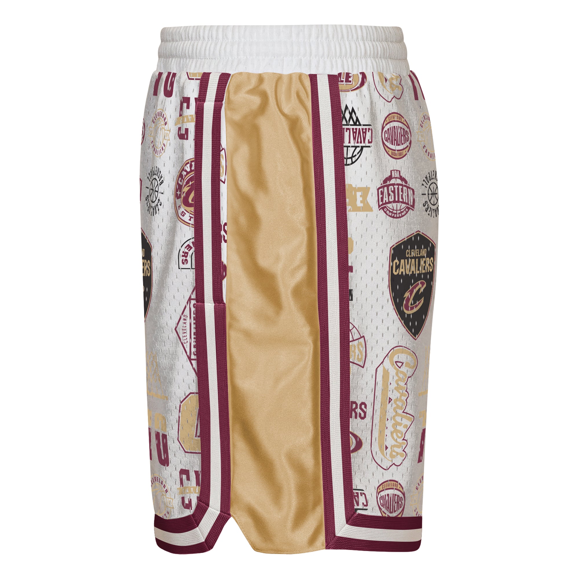 Short de basketball blanc Youth Outerstuff Cleveland Cavaliers Ball Hog Dazzle