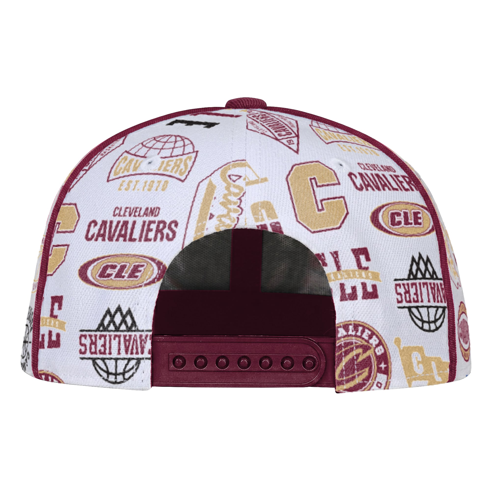 Casquette snapback blanche Youth Outerstuff Cleveland Cavaliers Piped Up