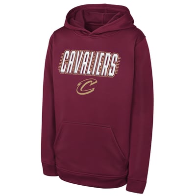 Cleveland Cavaliers Outerstuff Youth Sack Party Performance Hoodie - Wine