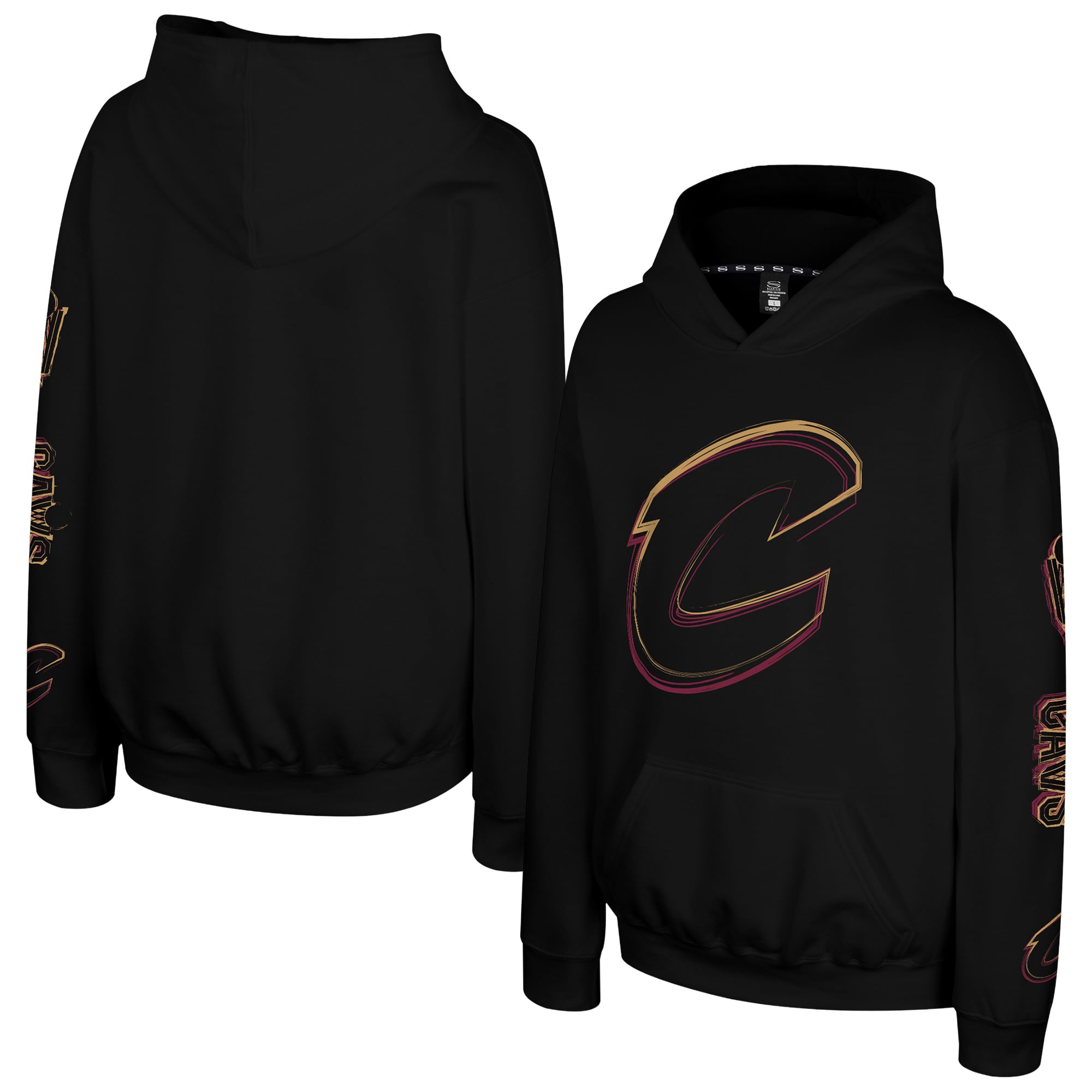 Youth Stadium Essentials  Black Cleveland Cavaliers Legends Elementized Hoodie