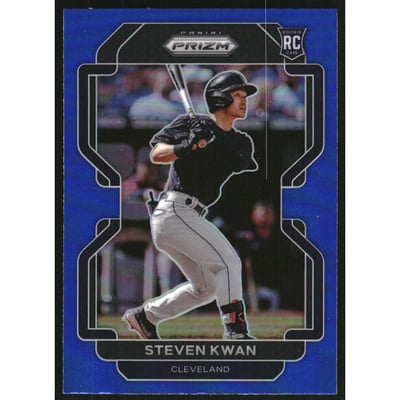 2022 Panini Prizm Prizms Blue #51 Steven Kwan