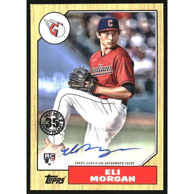 2022 Topps '87 Topps Autographs #87BAEMO Eli Morgan S2