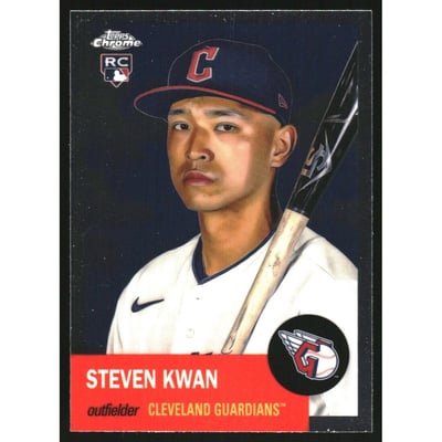 2022 Topps Chrome Platinum Anniversary #65 Steven Kwan RC