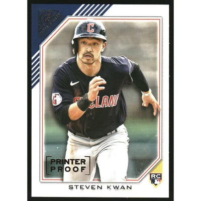 2022 Topps Gallery Printer Proofs #166 Steven Kwan