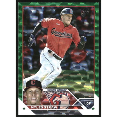 2023 Topps Green Foil #474 Myles Straw