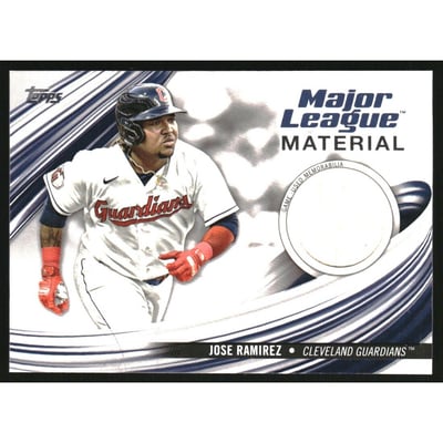 2023 Topps Major League Materials #MLMJRA Jose Ramirez