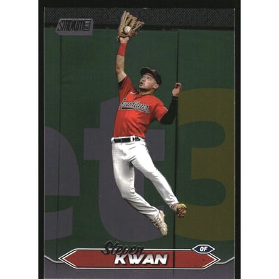 2024 Stadium Club Black Foil #52 Steven Kwan