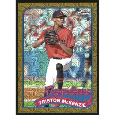 2024 Topps '89 Topps Silver Pack Chrome Series 2 Gold Refractors #2T89C75 Triston McKenzie
