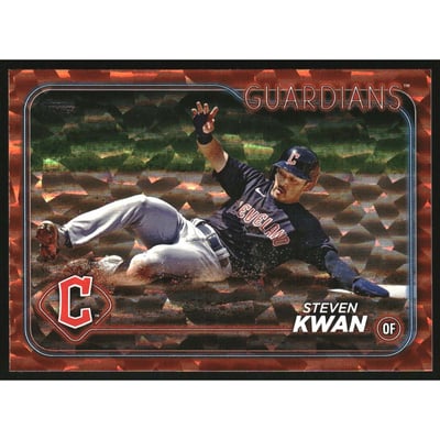 2024 Topps Orange Foil #312 Steven Kwan