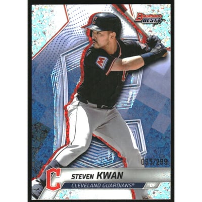 2025 Bowman's Best Mini-Diamond Refractors #61 Steven Kwan