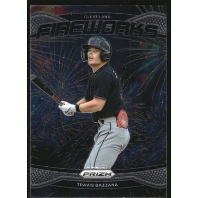 2025 Panini Prizm Fireworks #4 Travis Bazzana