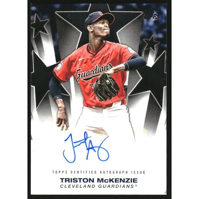 2025 Topps Baseball Stars Autographs #BSA2TMC Triston McKenzie S2