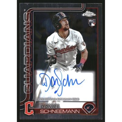 2025 Topps Chrome Rookie Autographs #RADS Daniel Schneemann