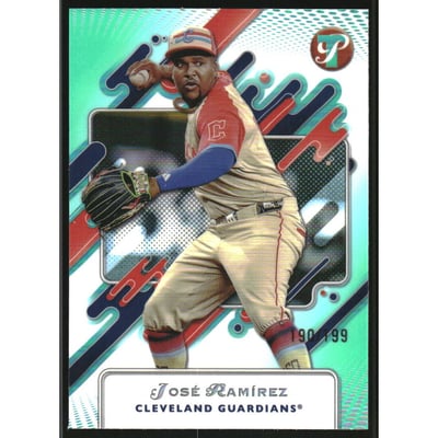 2025 Topps Pristine Aqua Refractors #264 Jose Ramirez