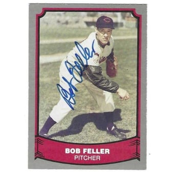 MLB Bob Feller 面白く サインカード