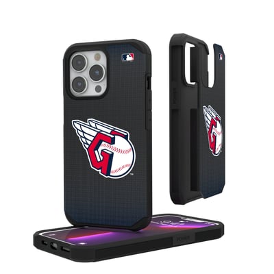 Cleveland Guardians Linen Logo iPhone Rugged Case