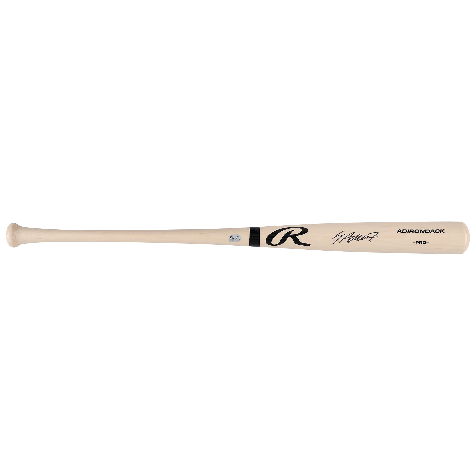 Jo Adell Cleveland Guardians Autographed Blonde Rawlings Pro Bat