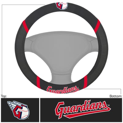Cleveland Guardians Logo Brands Steering Wheel Cover