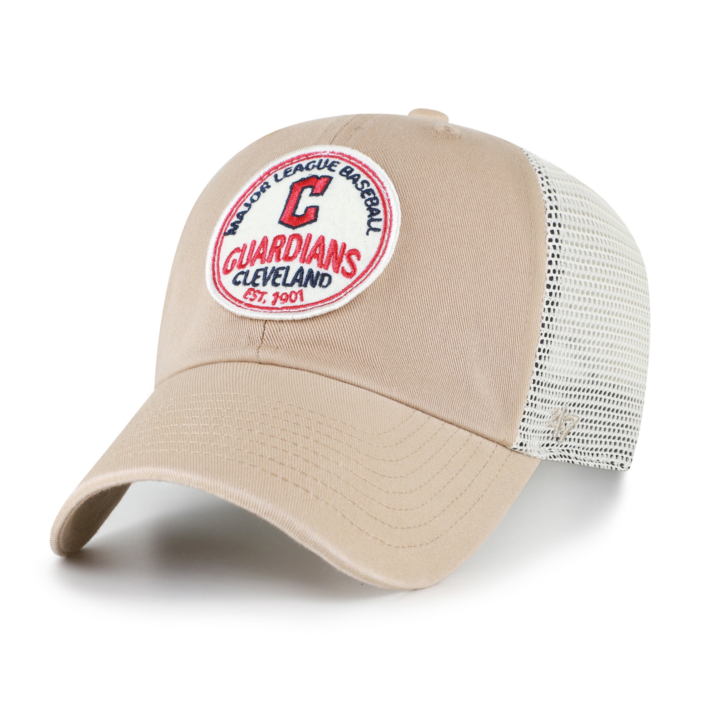 Casquette ajustable '47 Khaki Cleveland Guardians Clean Up pour homme