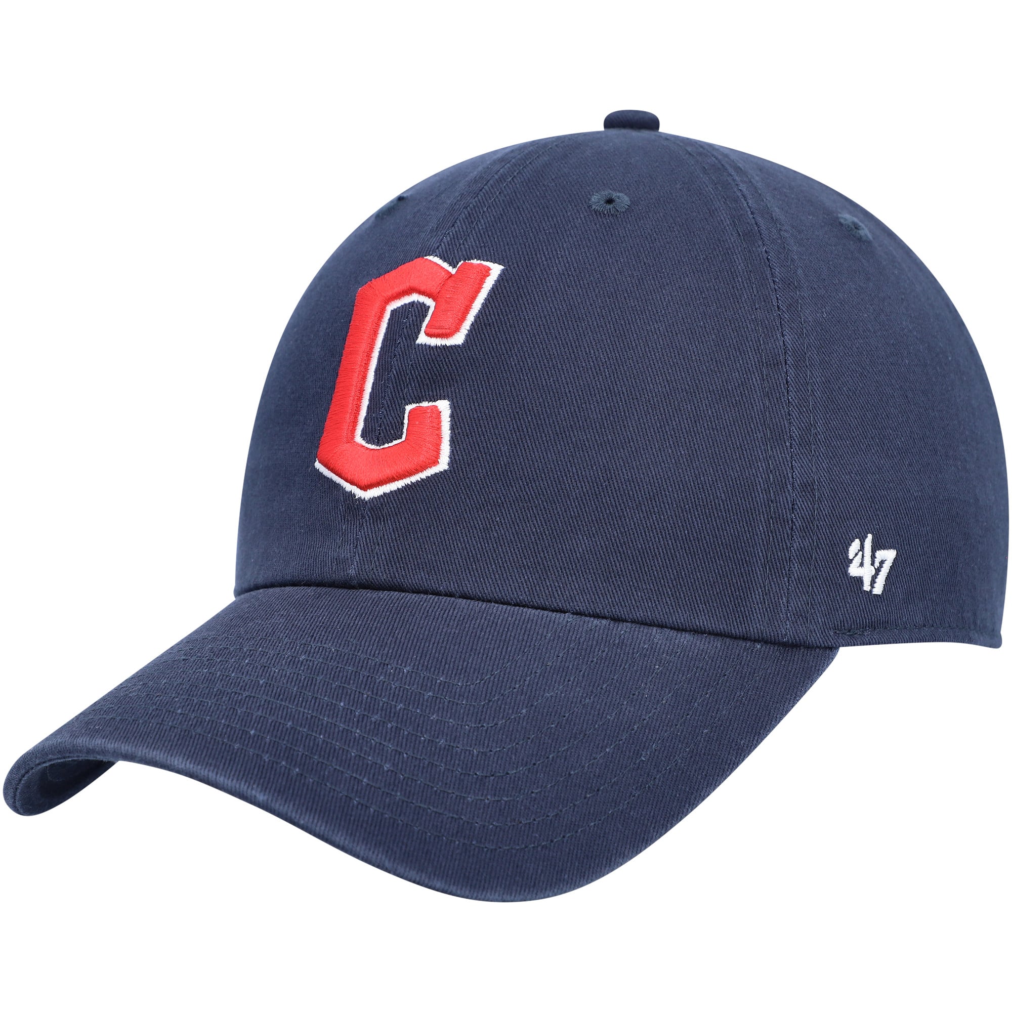 Casquette réglable '47 Navy Cleveland Guardians Clean Up pour homme