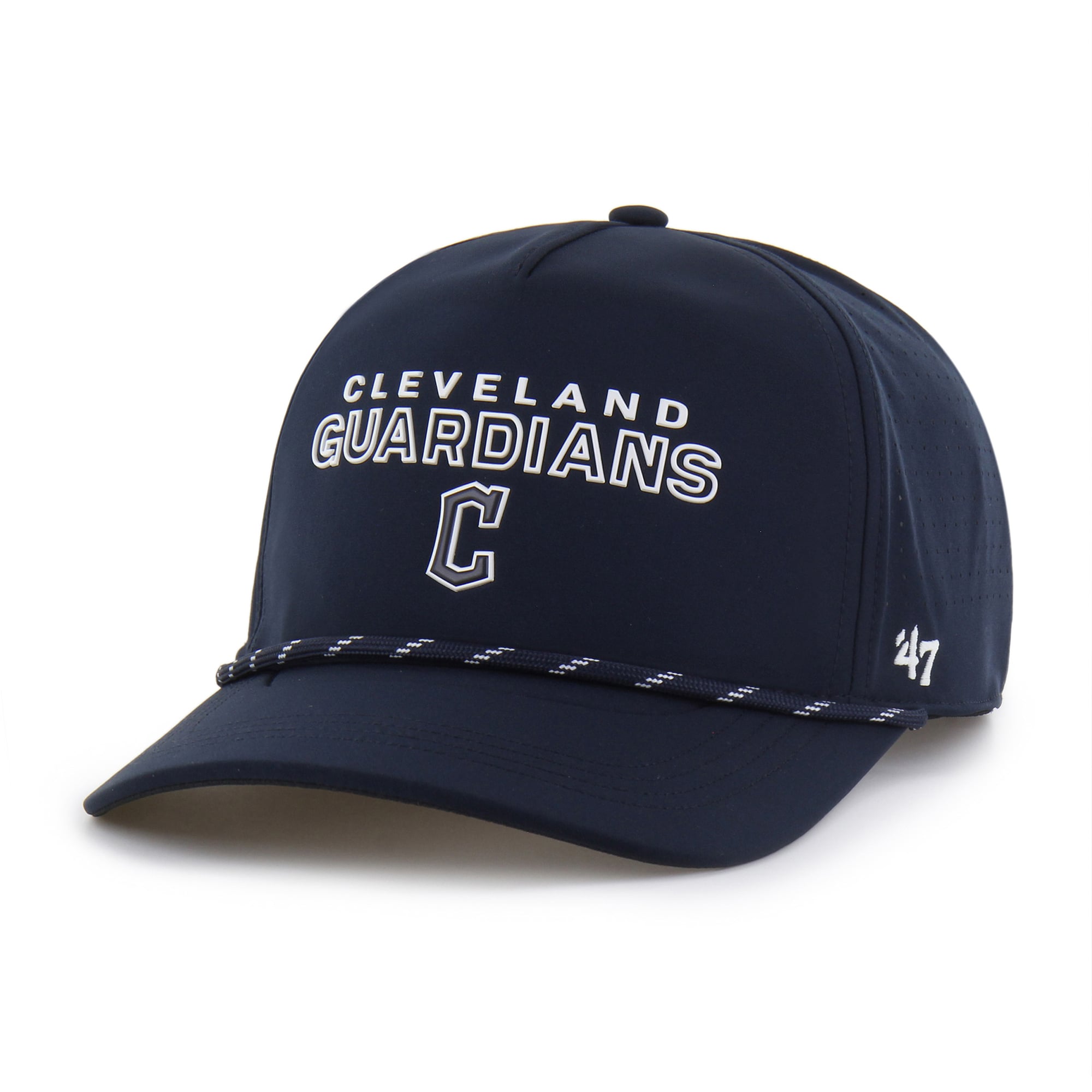 Casquette ajustable Cleveland Guardians Vault Hitch bleu marine pour homme, modèle 47