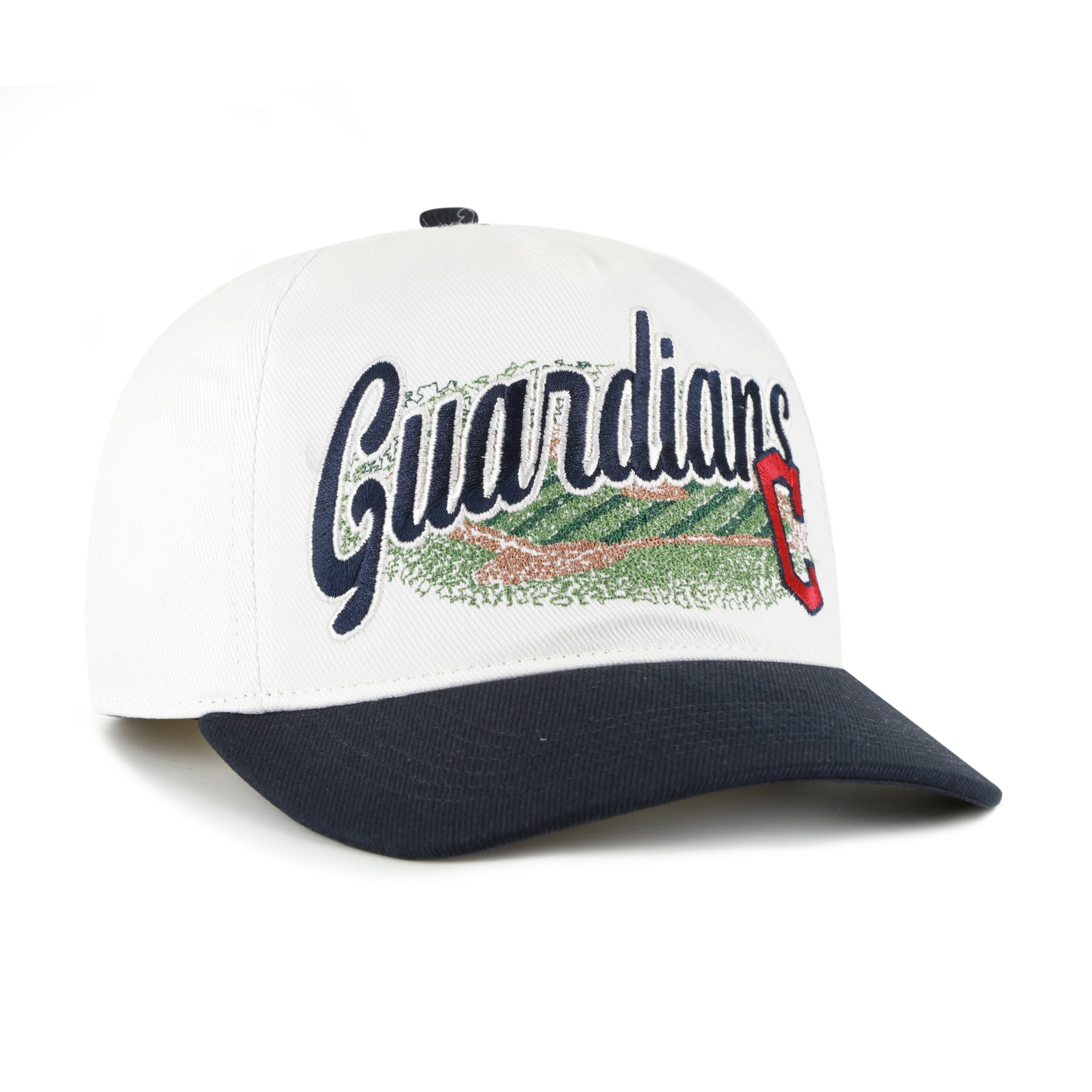 Men's '47 White/Navy Cleveland Guardians Enfield Hitch Adjustable Hat