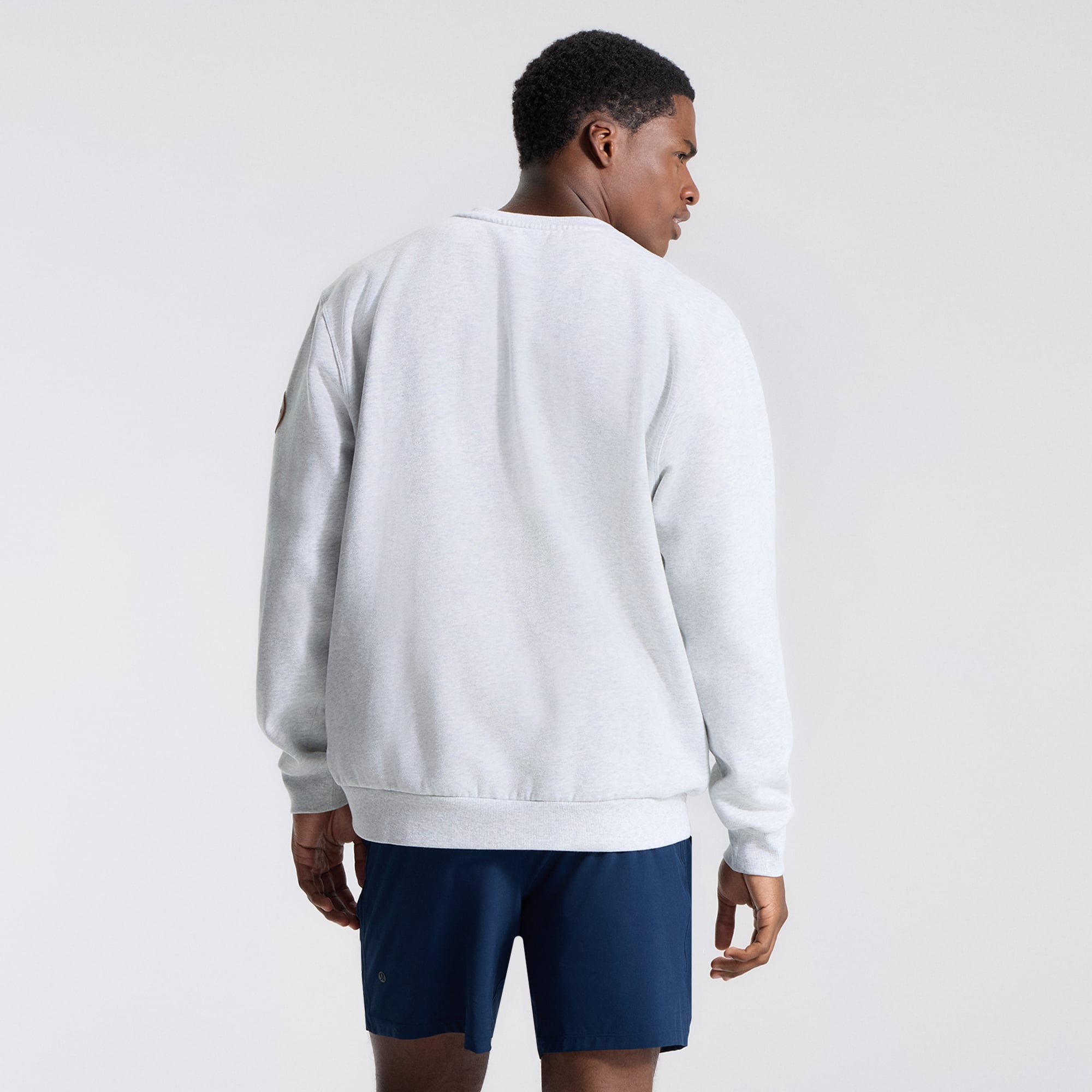 Men's lululemon Heathered Core Ultra Light Grey Cleveland Guardians Steady State Sweatshirt