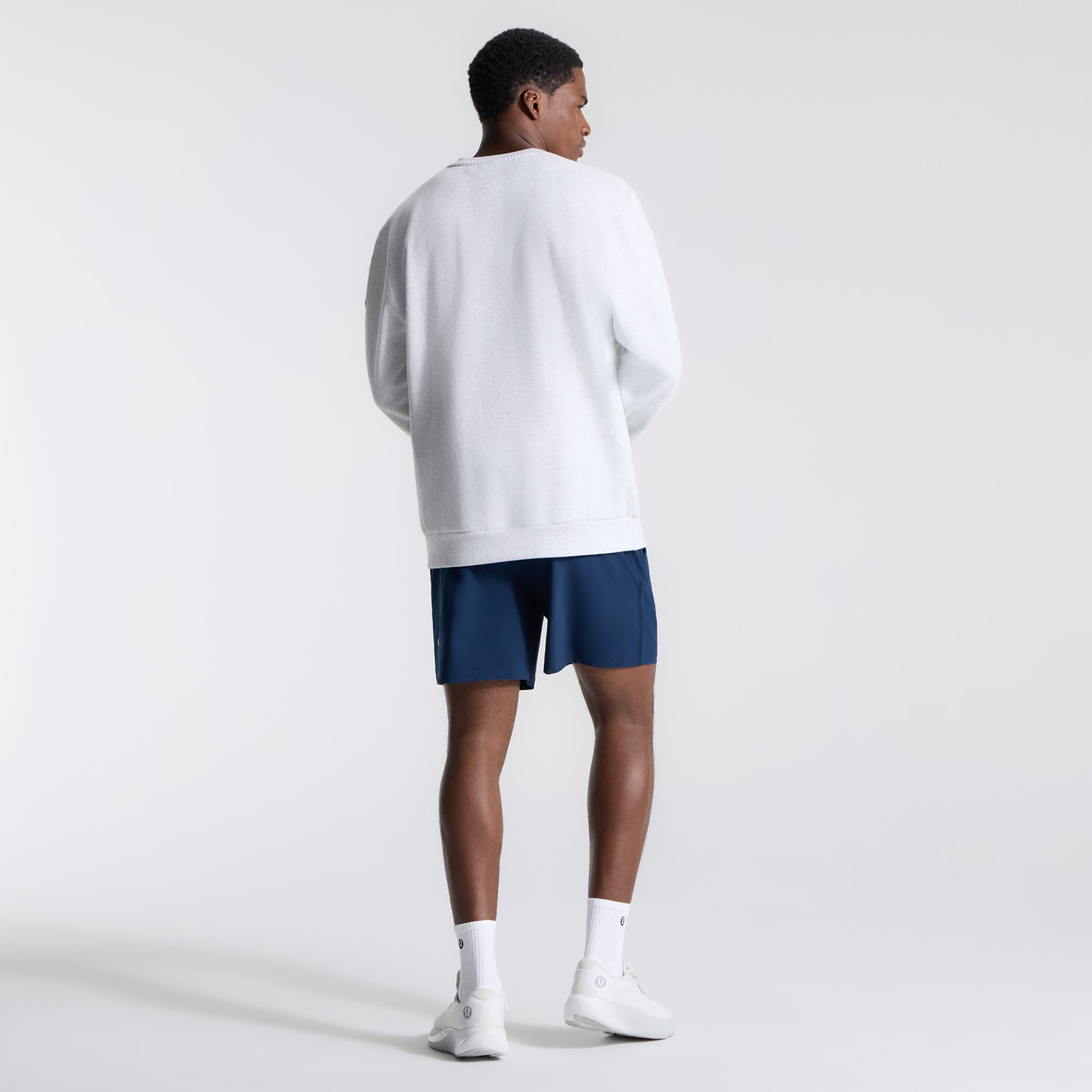 Men's lululemon Heathered Core Ultra Light Grey Cleveland Guardians Steady State Sweatshirt