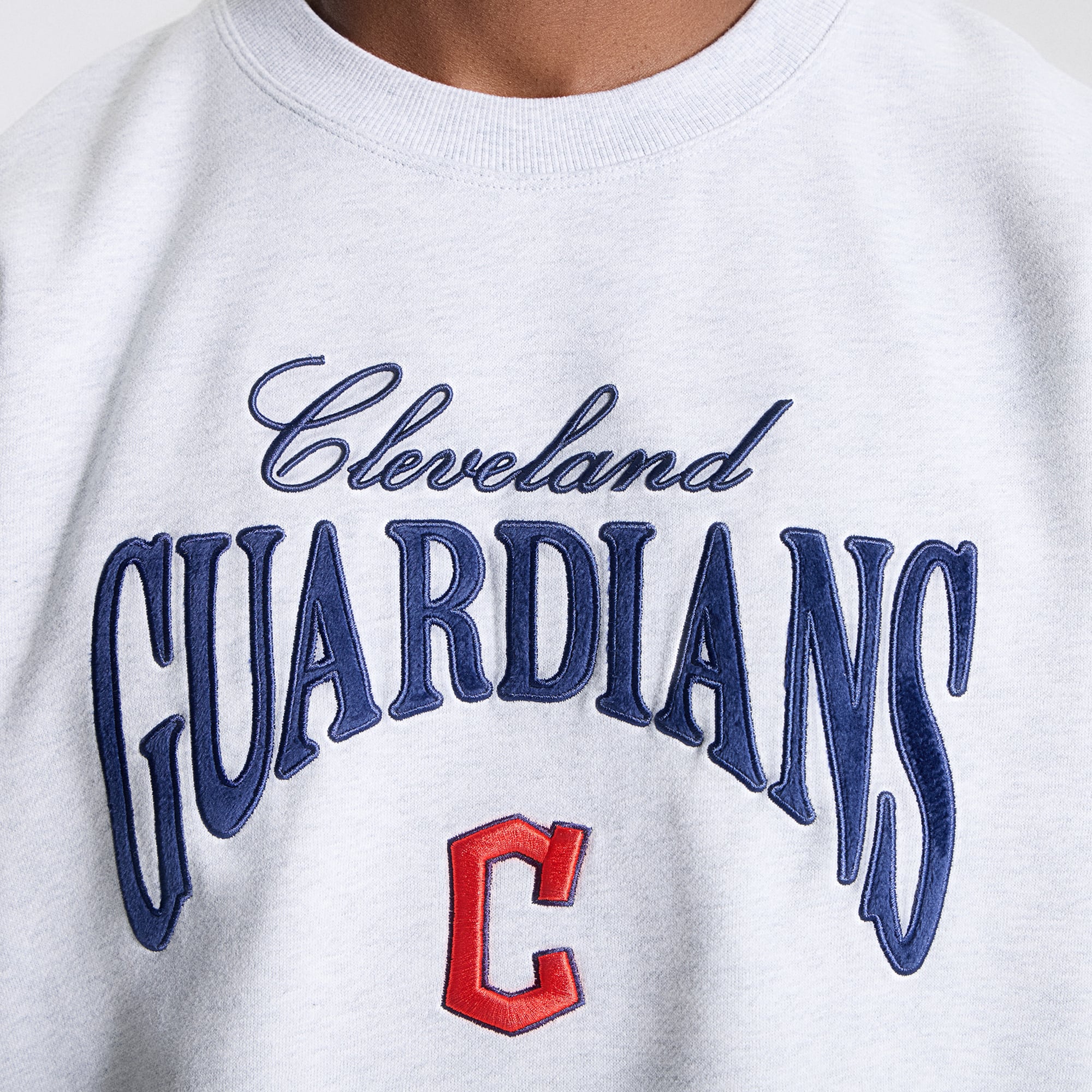 Men's lululemon Heathered Core Ultra Light Grey Cleveland Guardians Steady State Sweatshirt