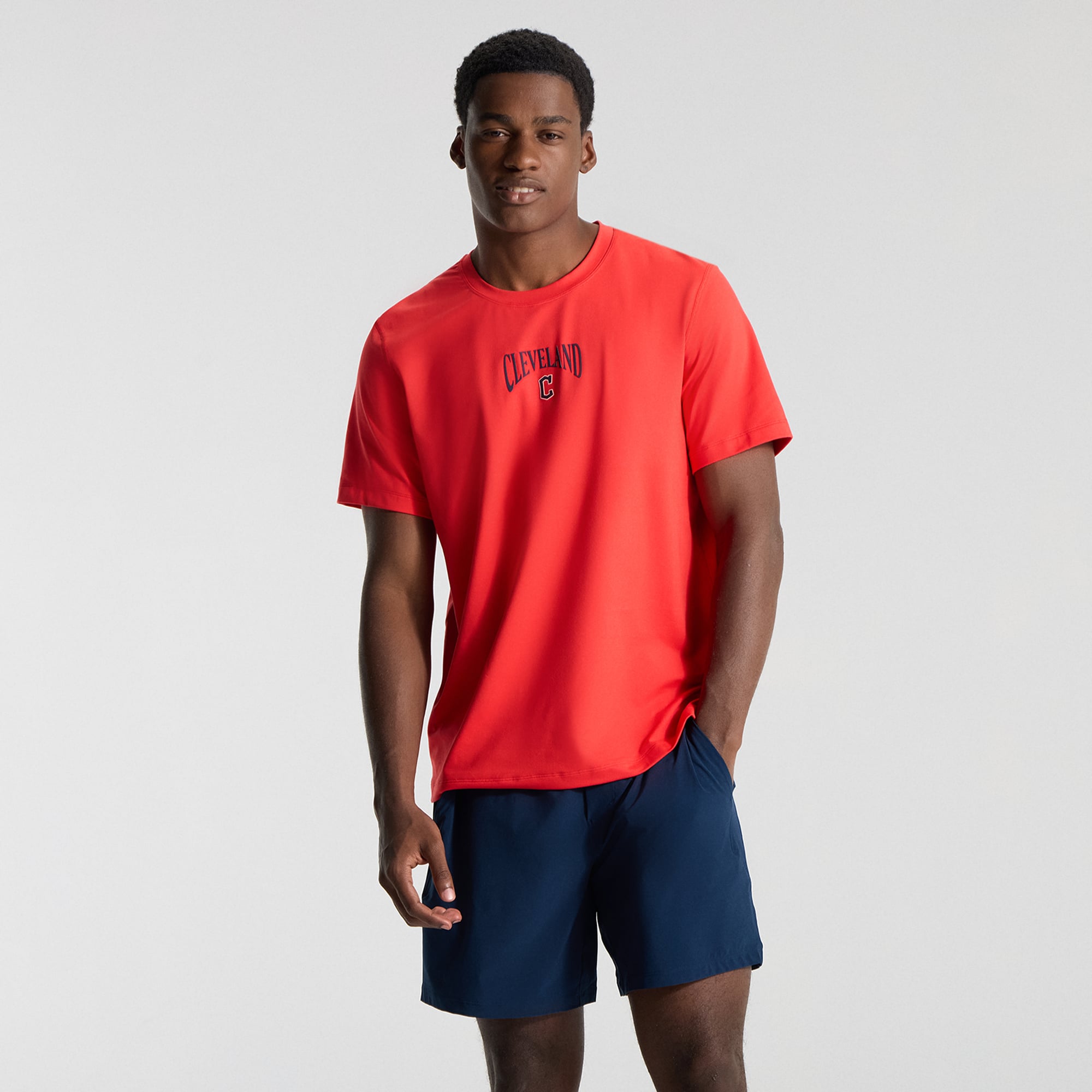 Men's lululemon True Red Cleveland Guardians Soft Jersey T-Shirt