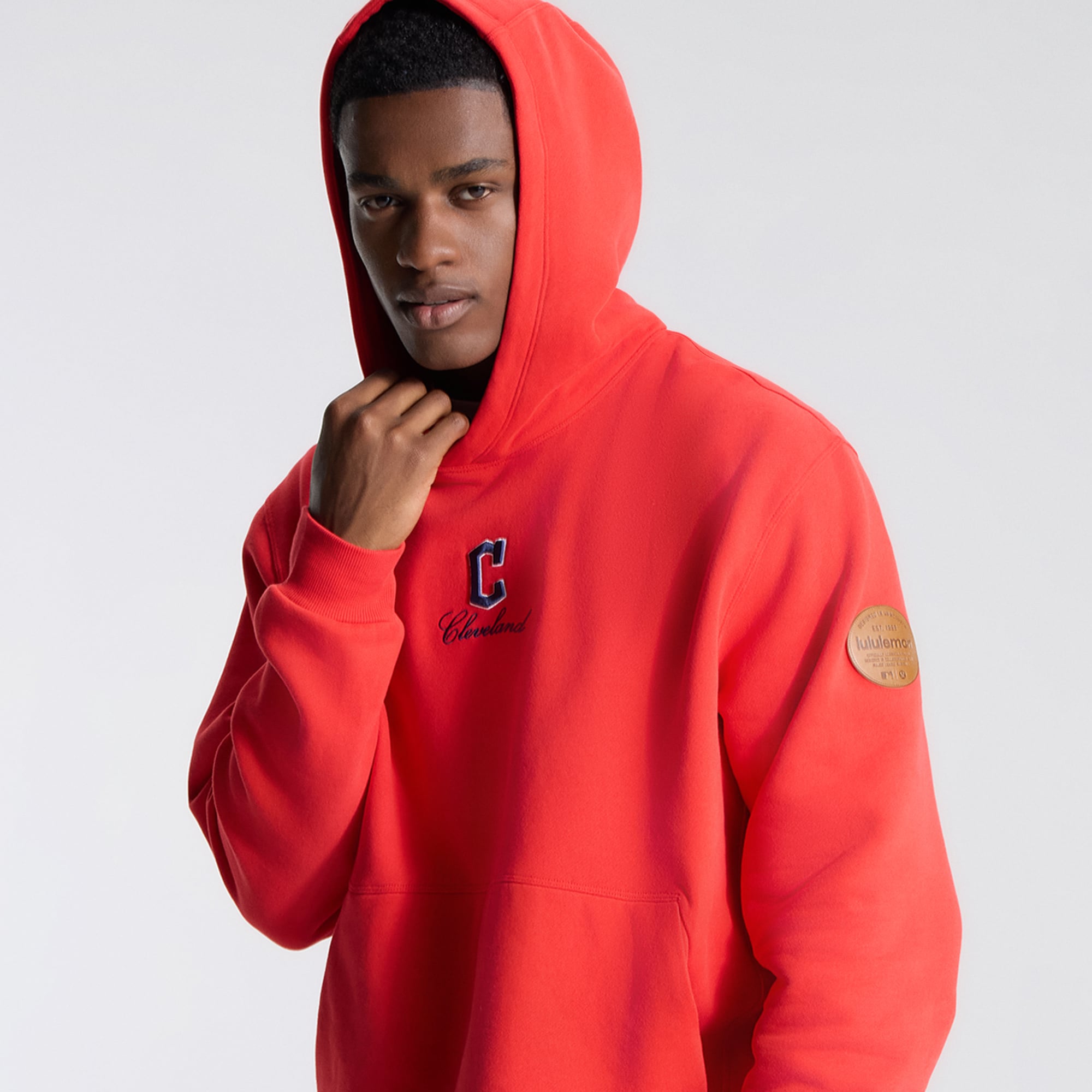 Men's lululemon True Red Cleveland Guardians Steady State Hoodie