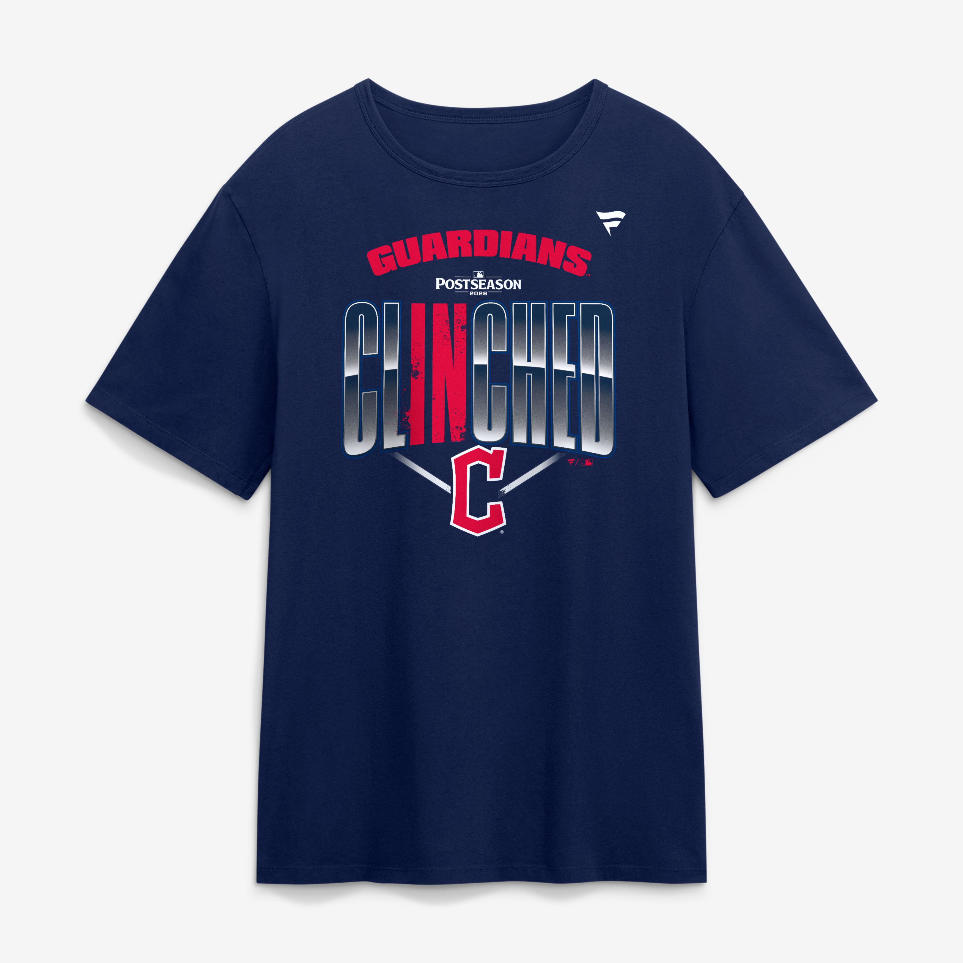 T-shirt homme bleu marine Cleveland Guardians 2026 MLB Postseason Lockroom