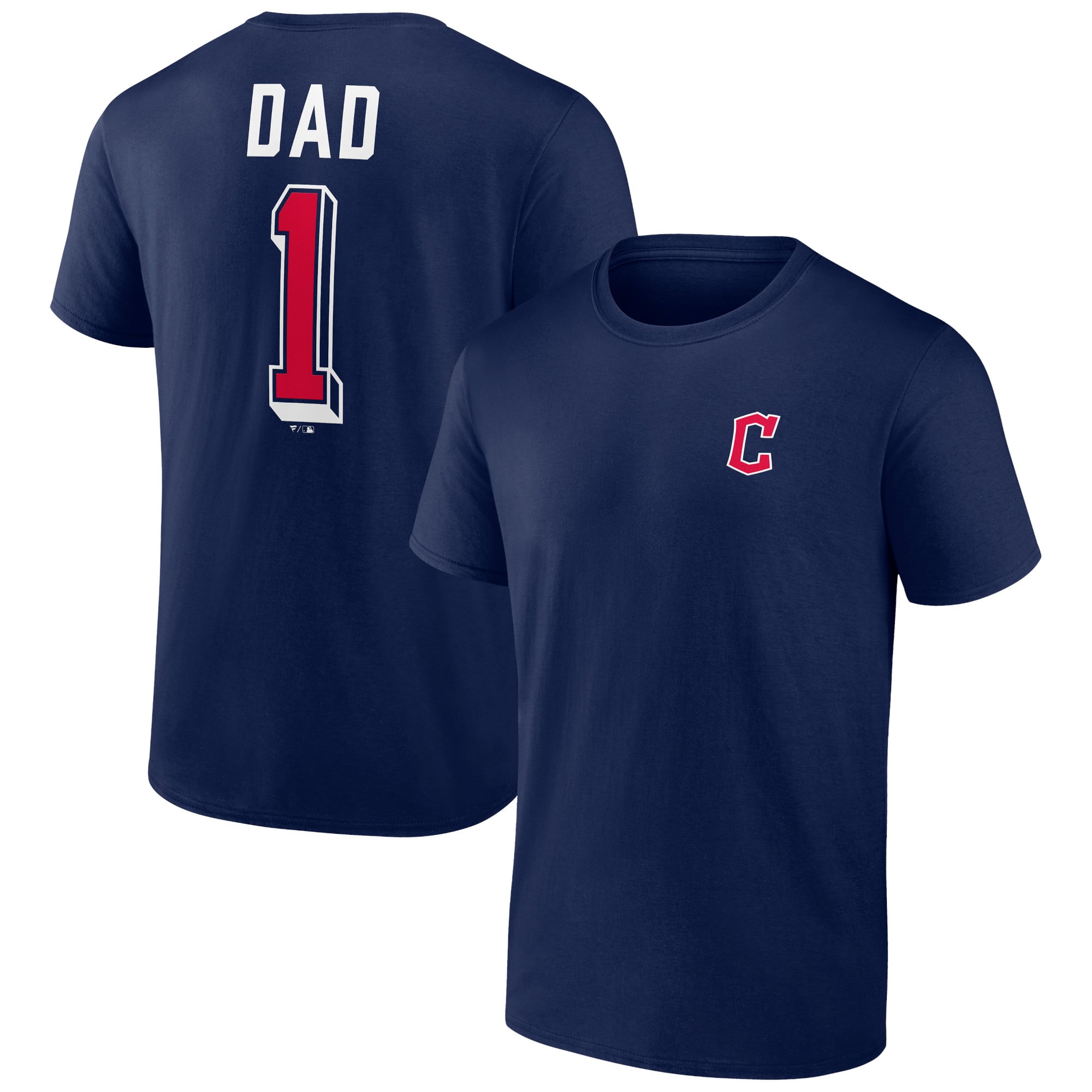 クリーブランドインディアンス　 #DAD Tシャツ mens-navy-cleveland-guardians-