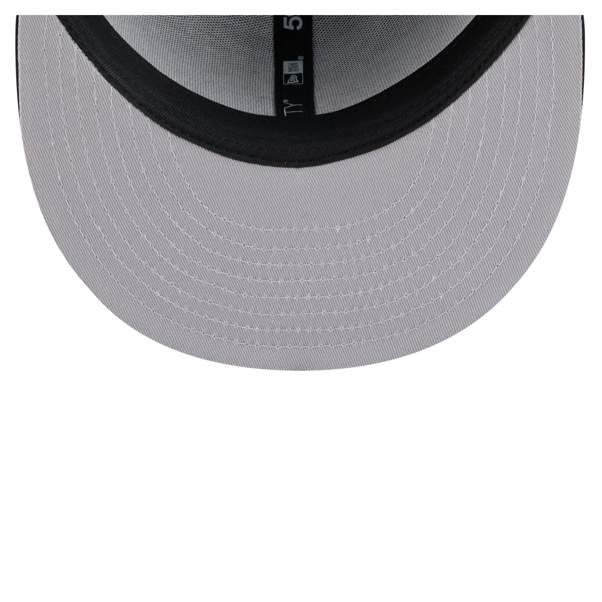 Casquette ajustée New Era 59FIFTY pour homme, noire, Cleveland Guardians, coloris pop.