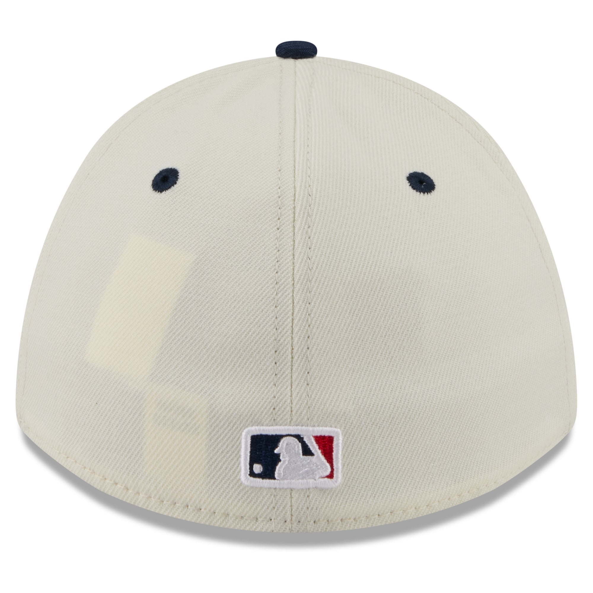 Men's New Era Cream/Navy Cleveland Guardians USA 250 Fourth of July 39THIRTY M-Crown Flex Hat