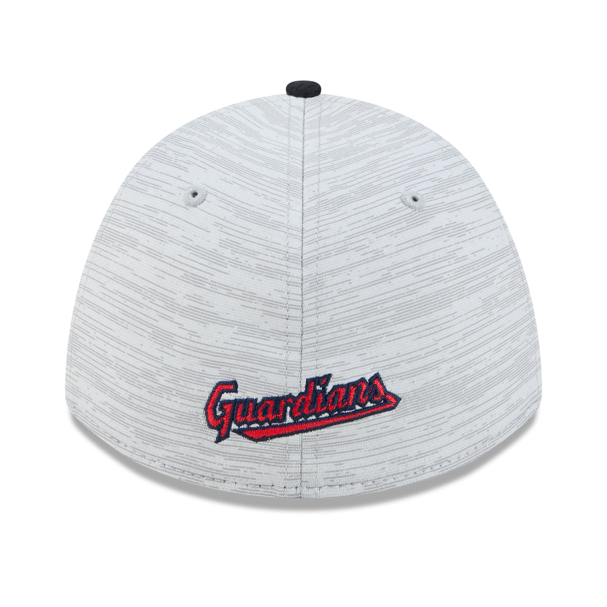 Men's New Era  Gray/Navy Cleveland Guardians Tech 39THIRTY A-Frame Flex Hat