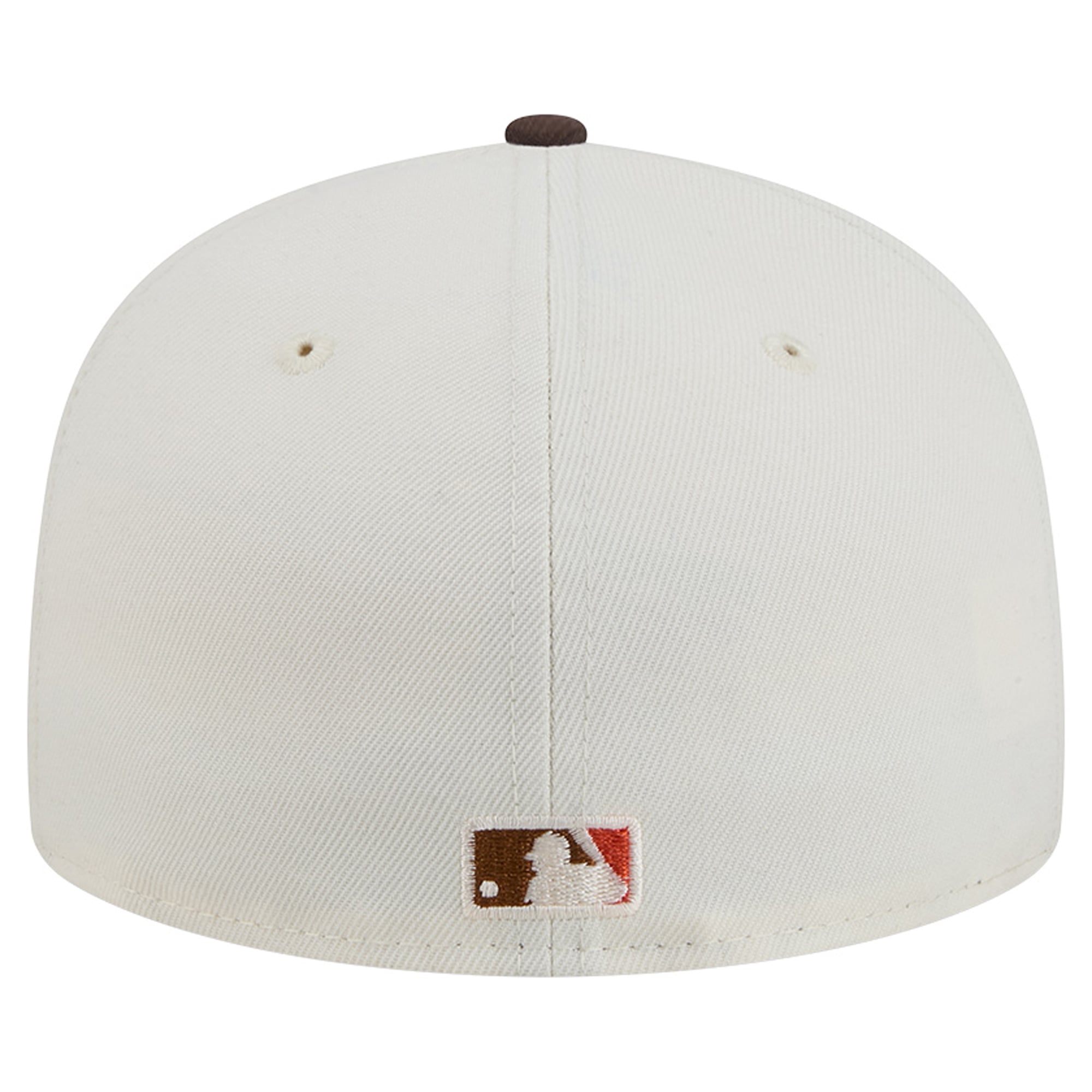 Casquette ajustée New Era 59FIFTY Cleveland Guardians Pumpkin Spice pour homme, couleur naturelle/marron