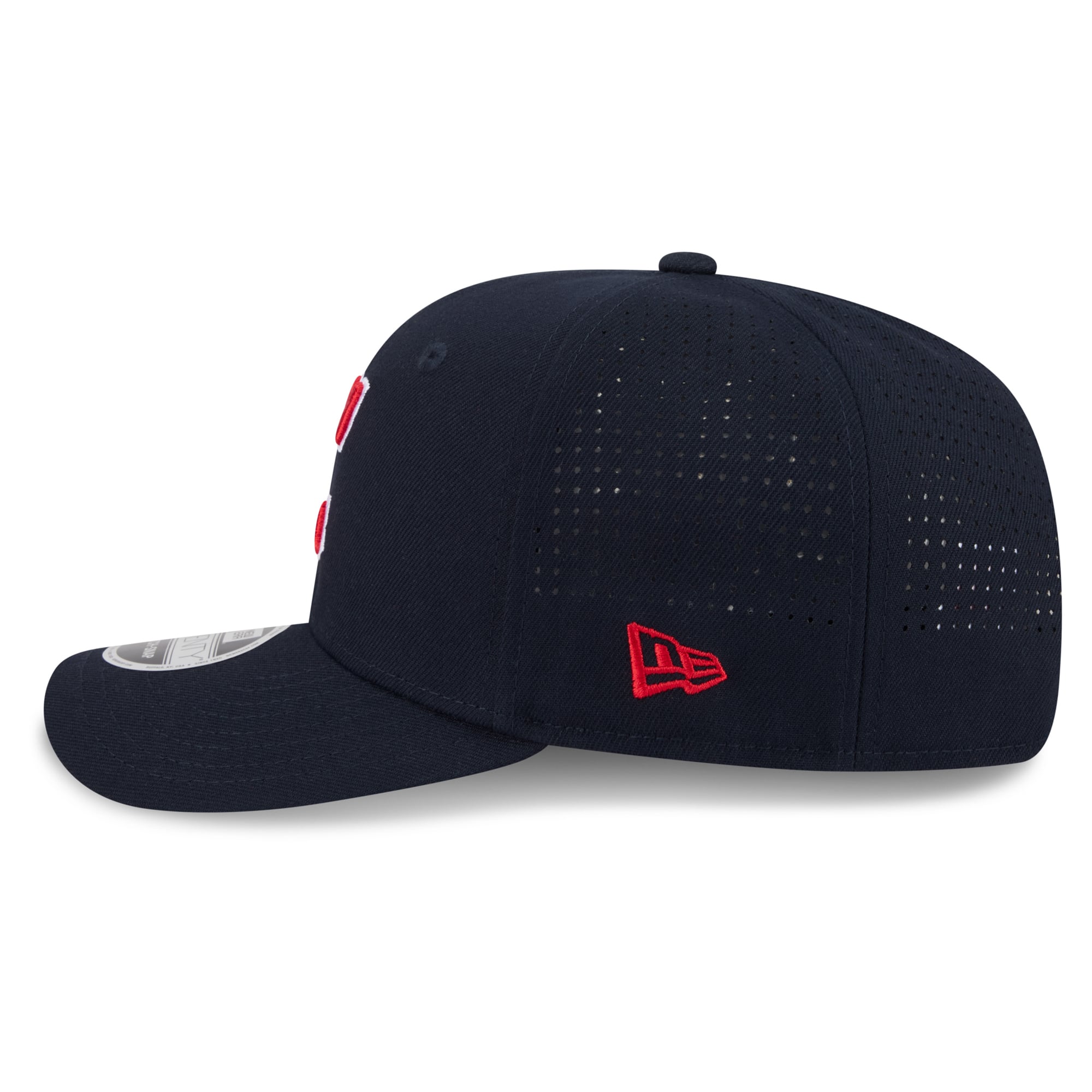 Casquette ajustable New Era bleu marine Cleveland Guardians Performance 9SEVENTY pour homme