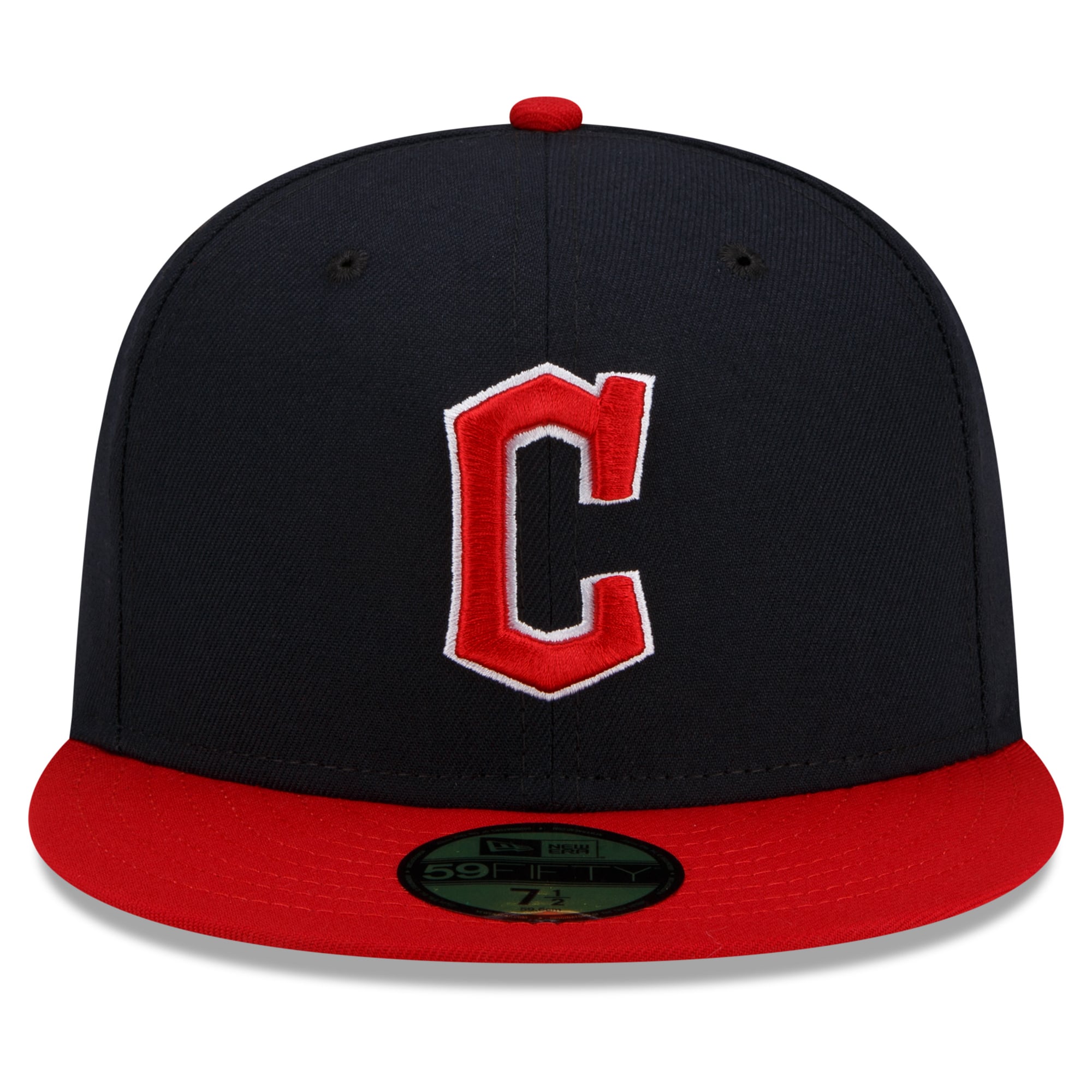 Men's New Era Navy/Red Cleveland Guardians 2026 Players' Weekend Authentic Collection 59FIFTY Fitted Hat