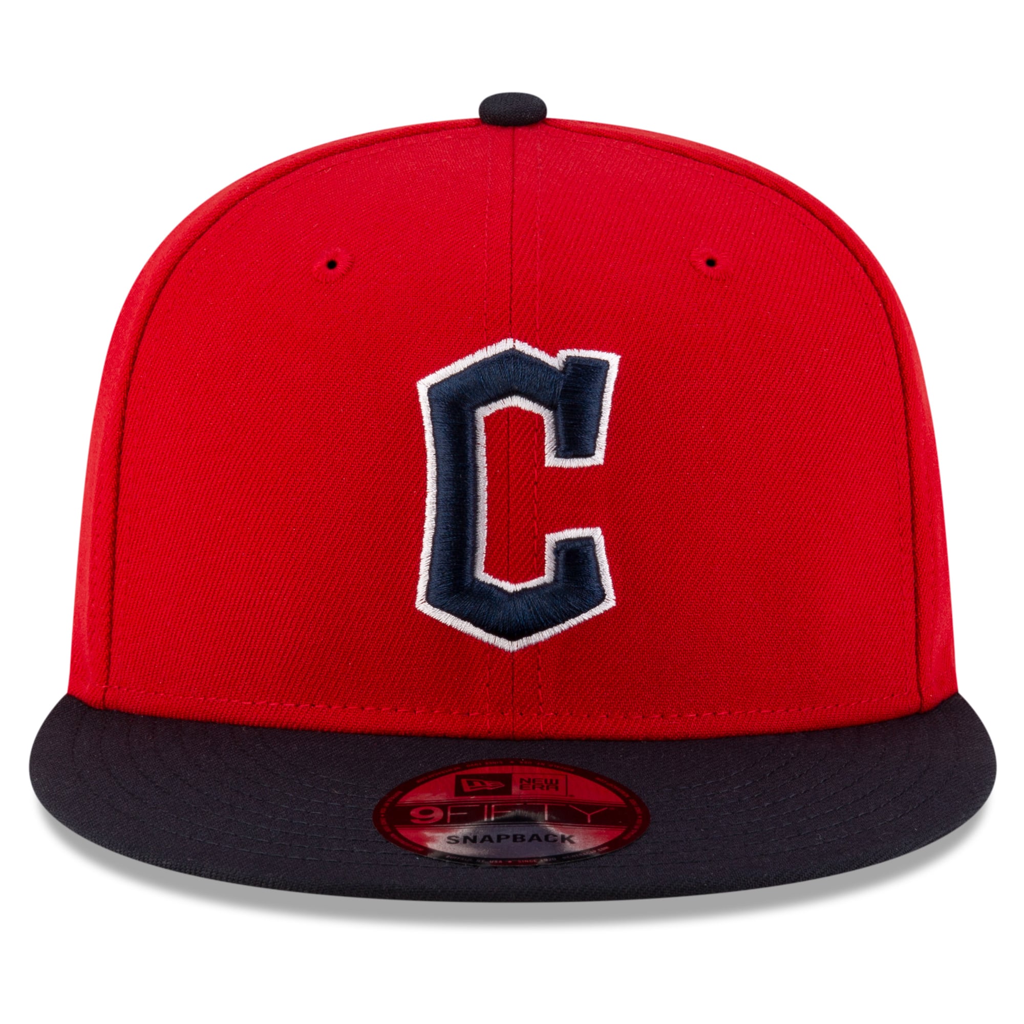 Men's New Era Red/Navy Cleveland Guardians 2026 MLB Postseason Side Patch 9FIFTY Snapback Hat