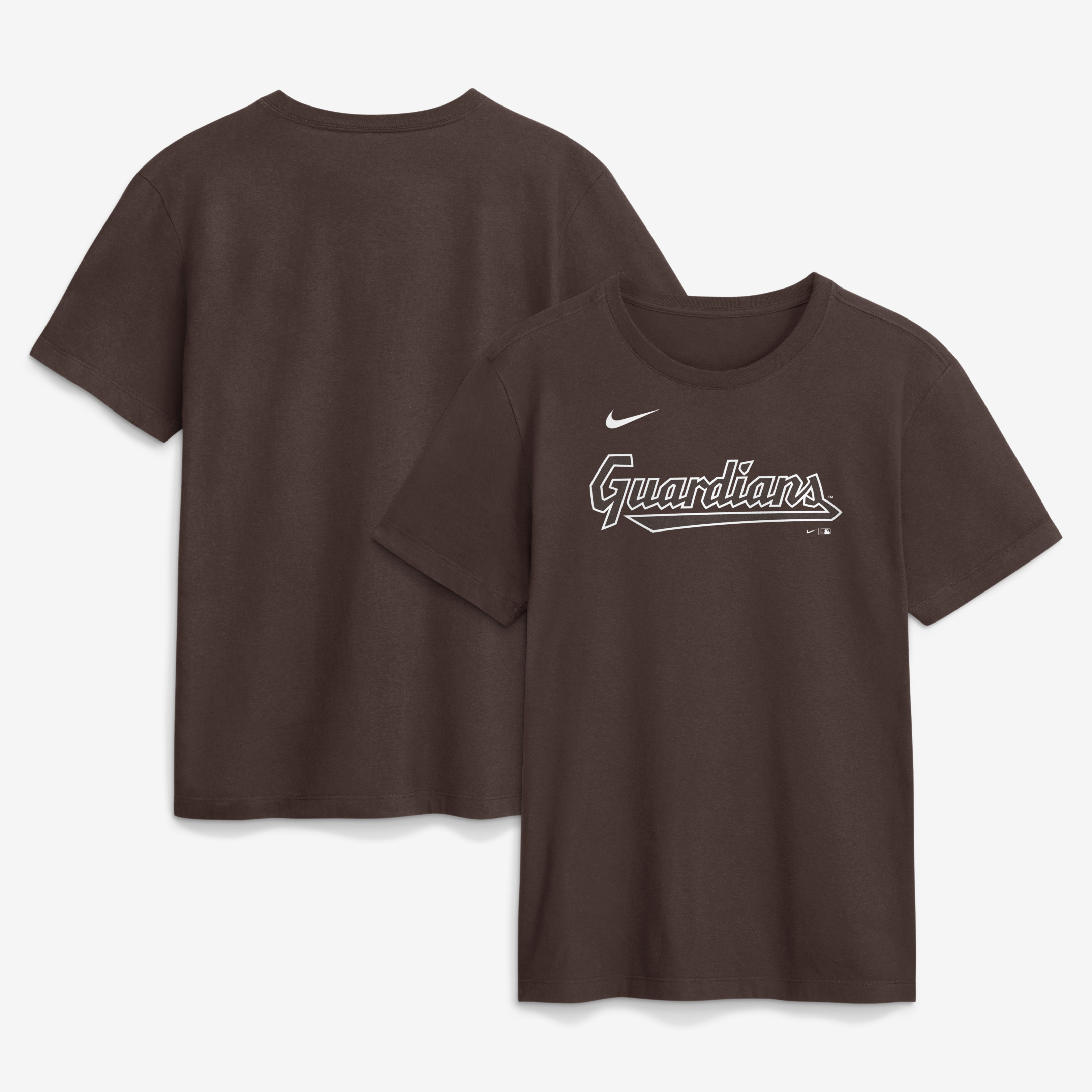 T-shirt Nike marron Cleveland Guardians Core Cinder pour homme
