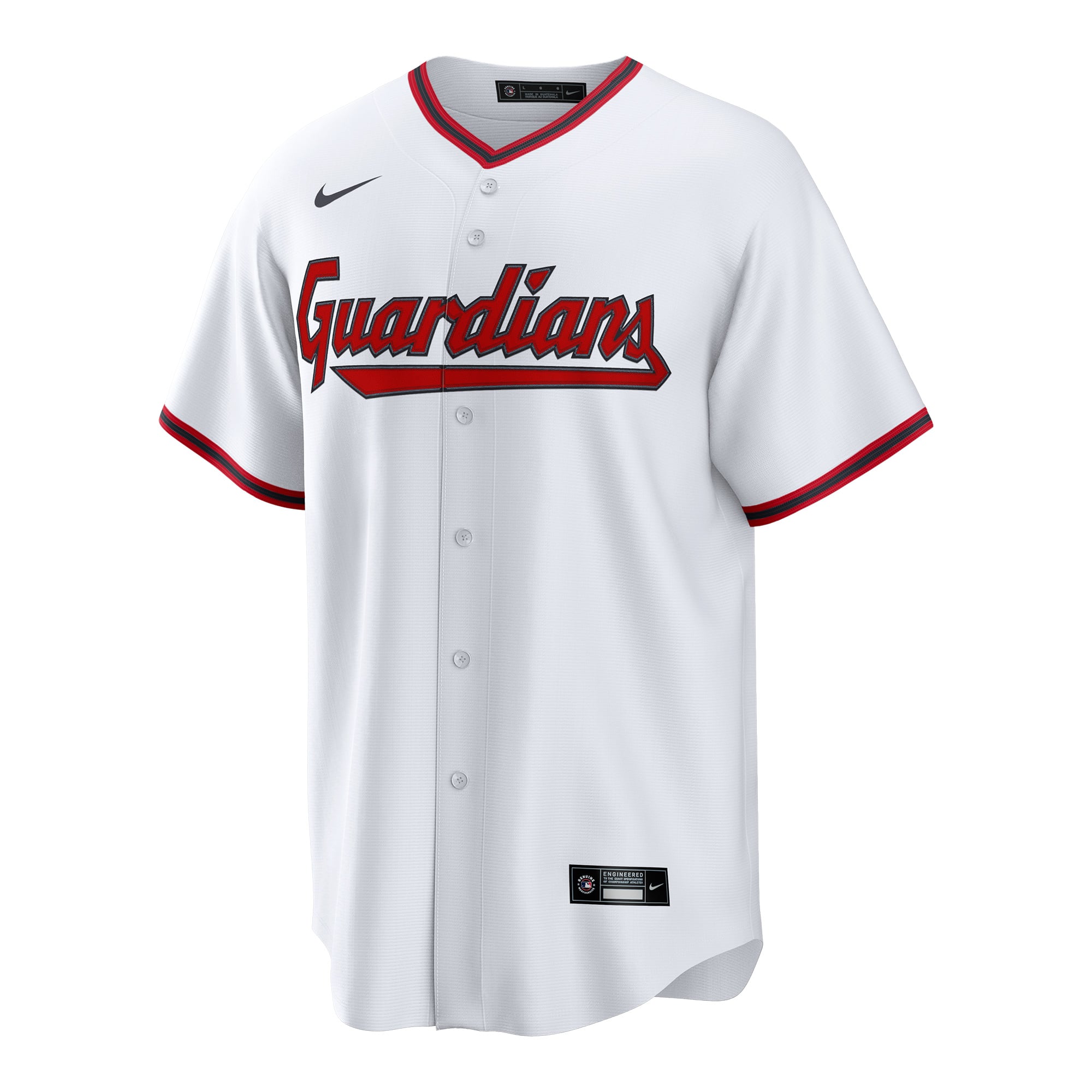 Maillot réplique domicile blanc Nike Chase DeLauter des Cleveland Guardians pour homme