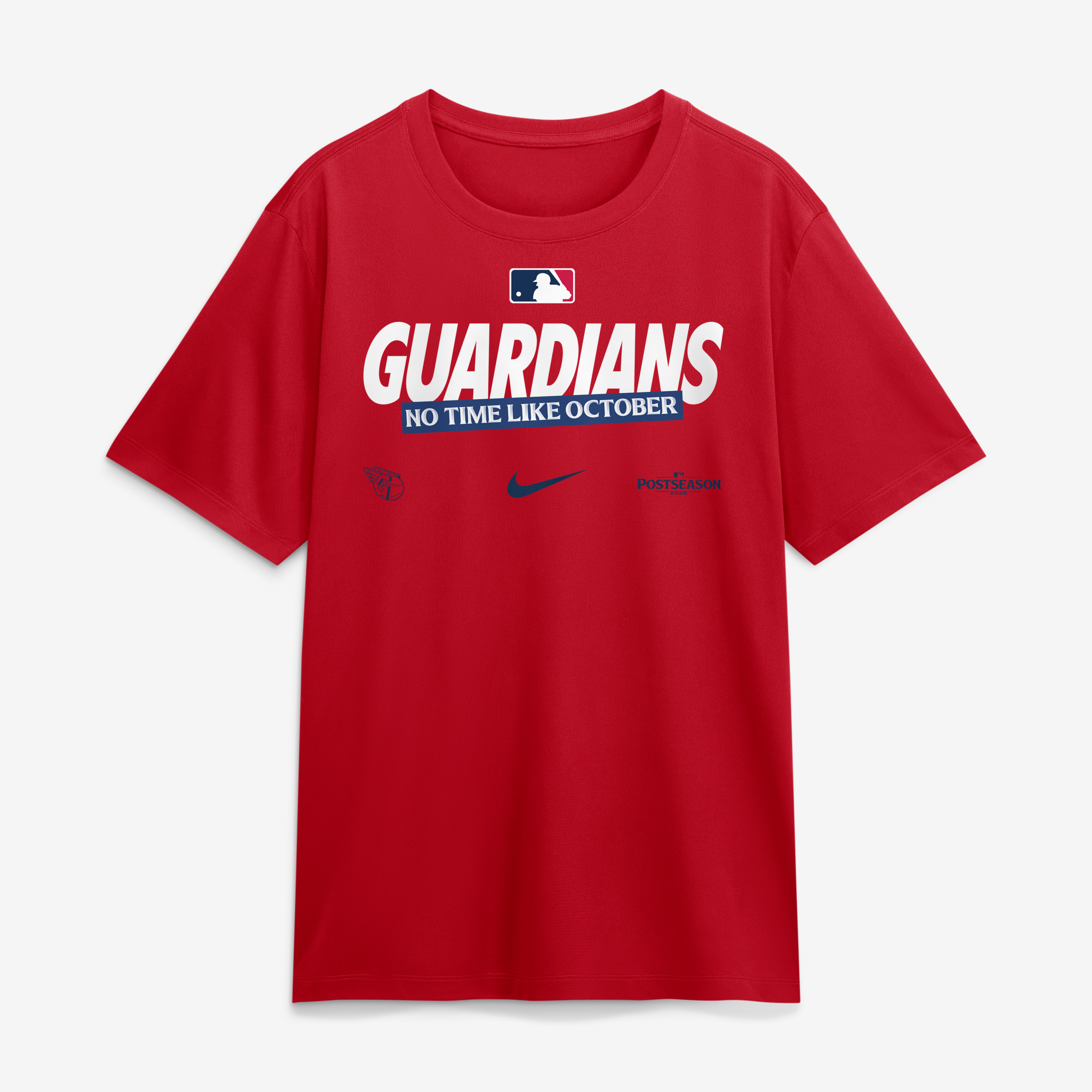T-shirt Nike Legend Dri-FIT de la collection authentique des Cleveland Guardians MLB 2026, rouge, pour homme