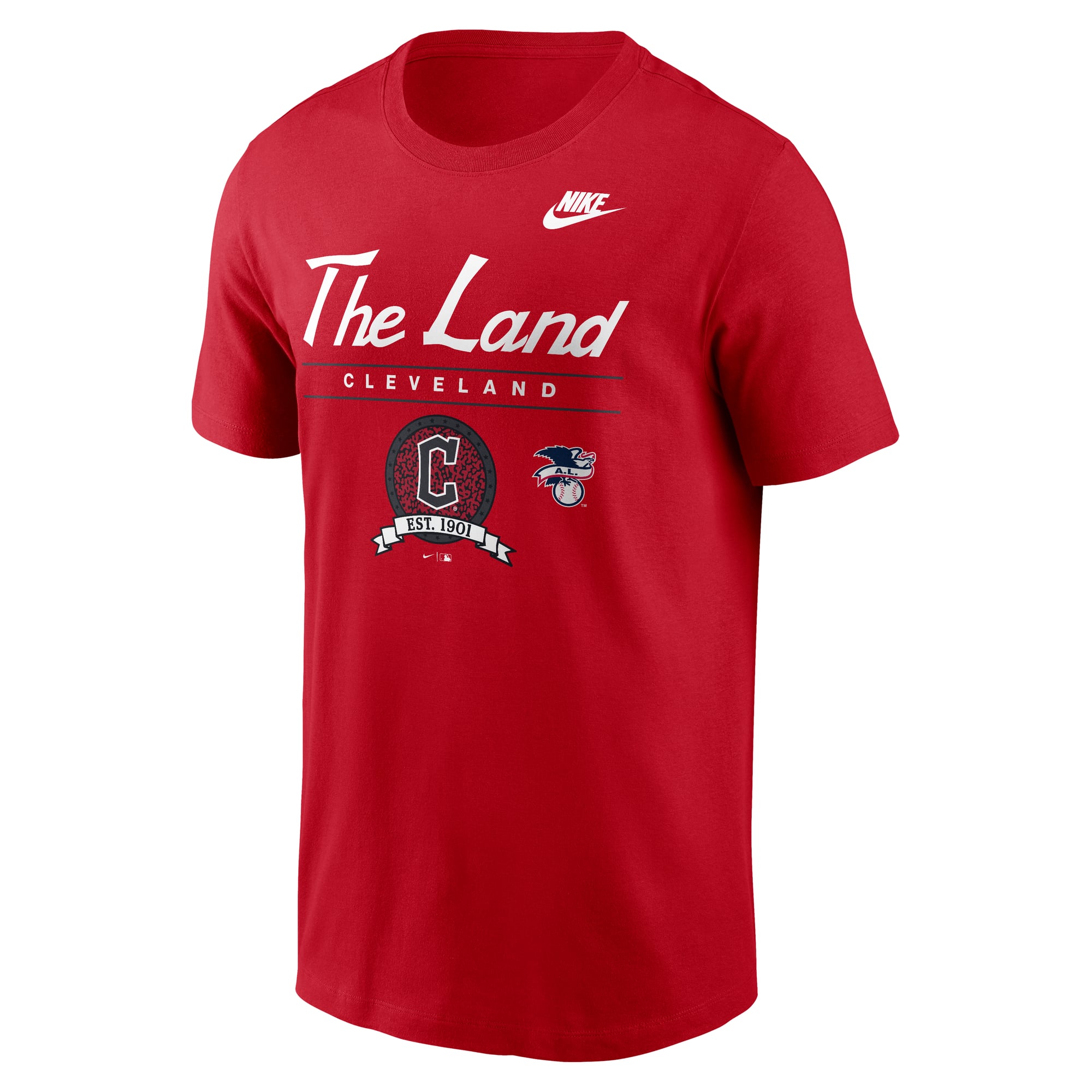 T-shirt graphique Nike rouge Cleveland Guardians Cooperstown pour homme
