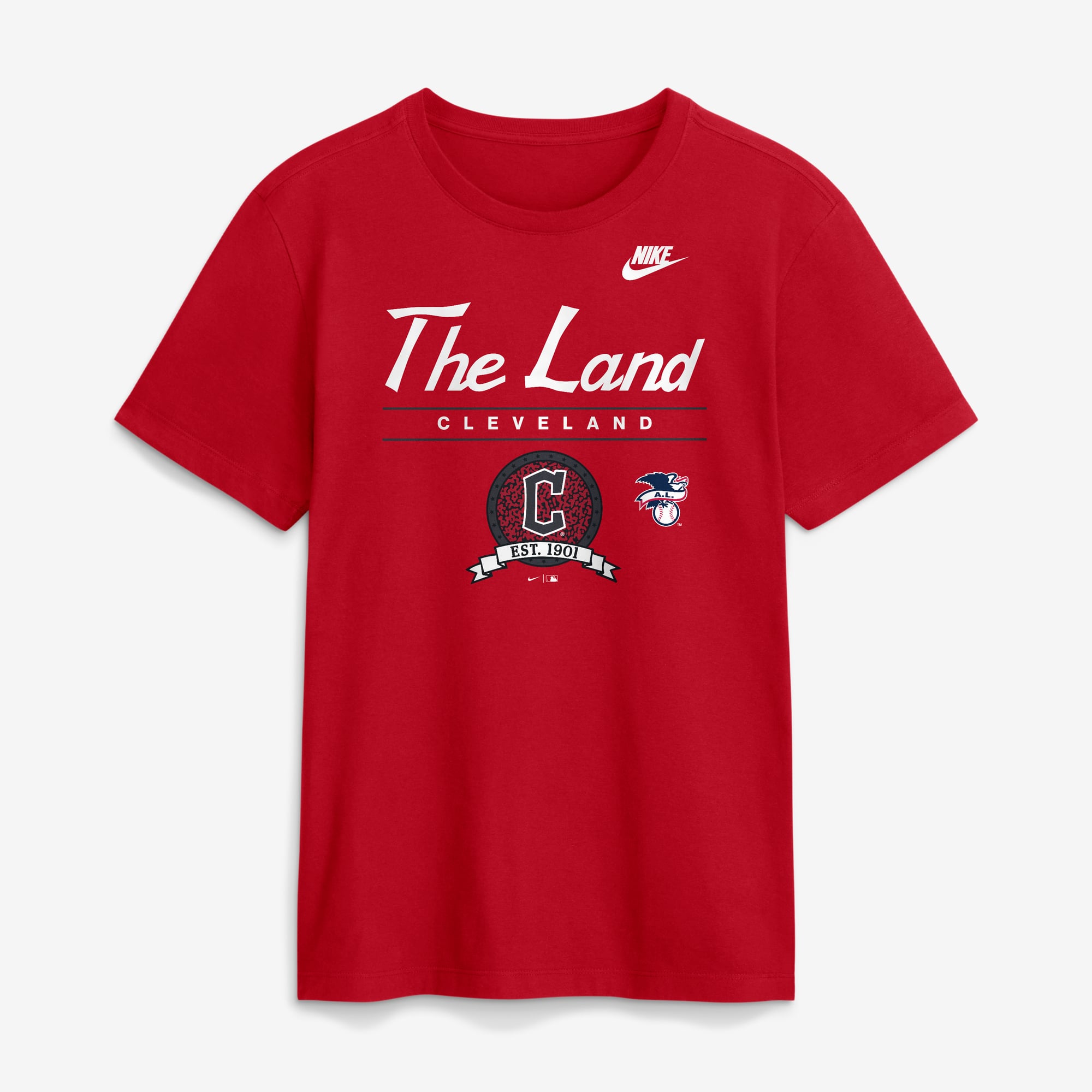 T-shirt graphique Nike rouge Cleveland Guardians Cooperstown pour homme
