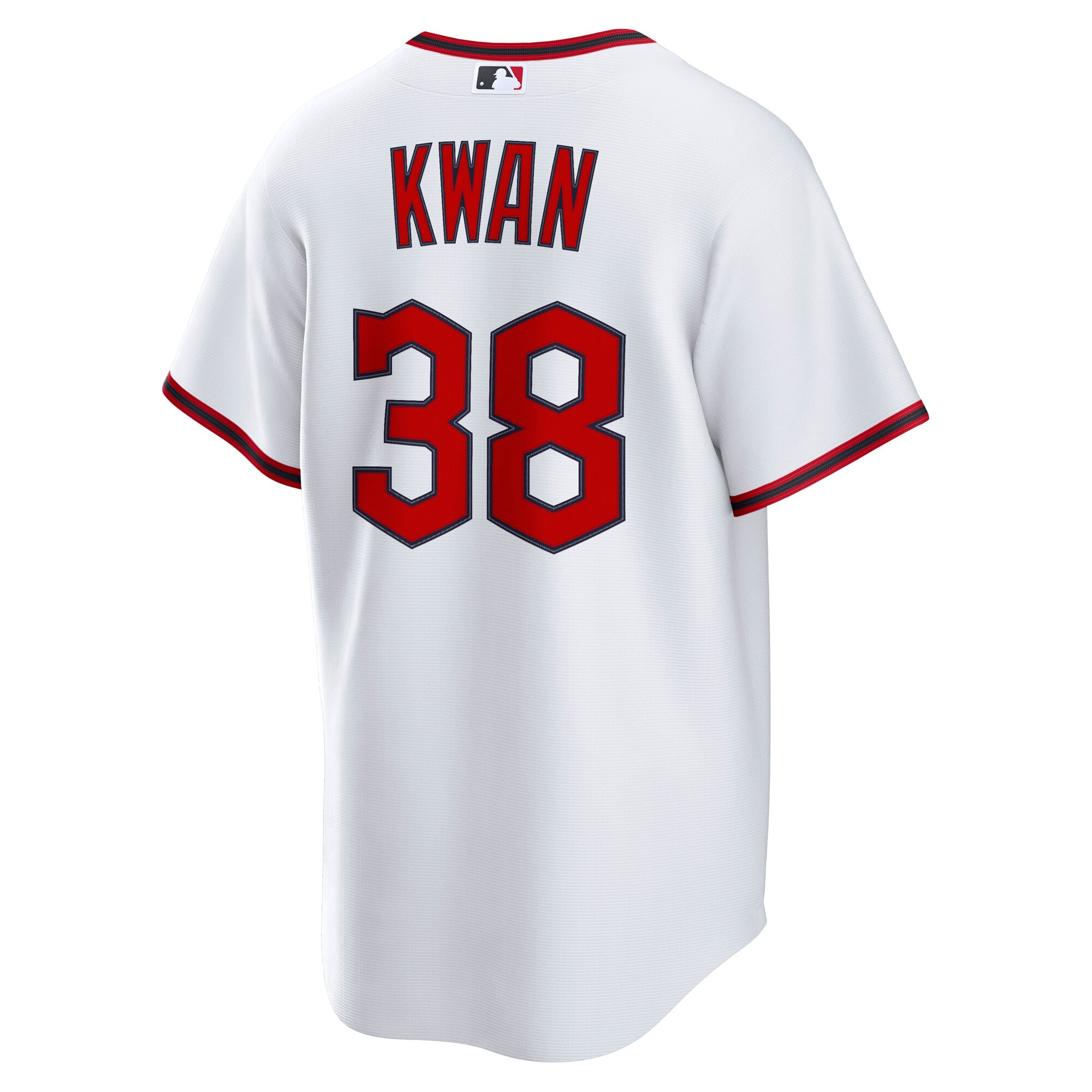 Maillot réplique domicile Nike Steven Kwan blanc des Cleveland Guardians pour homme