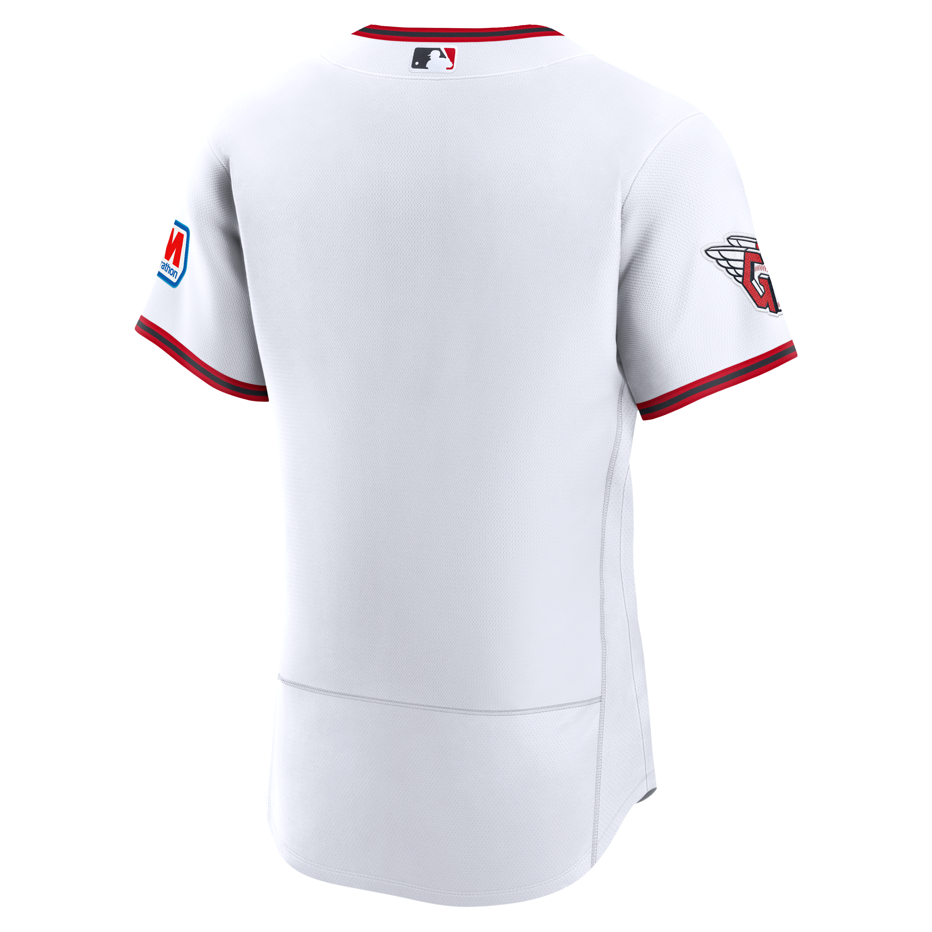 Men's Nike White Cleveland Guardians Home Sponsor Patch Authentic Jersey
