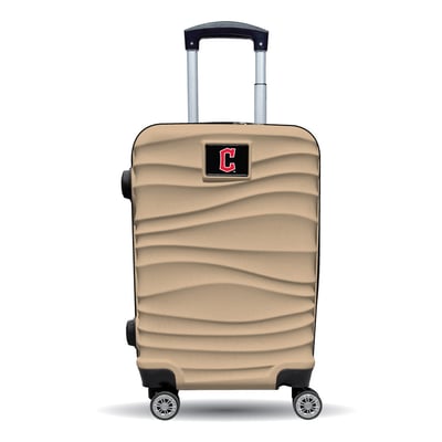 Cleveland Guardians MOJO Tan Color Blitz Carry-On Hardcase Spinner Luggage
