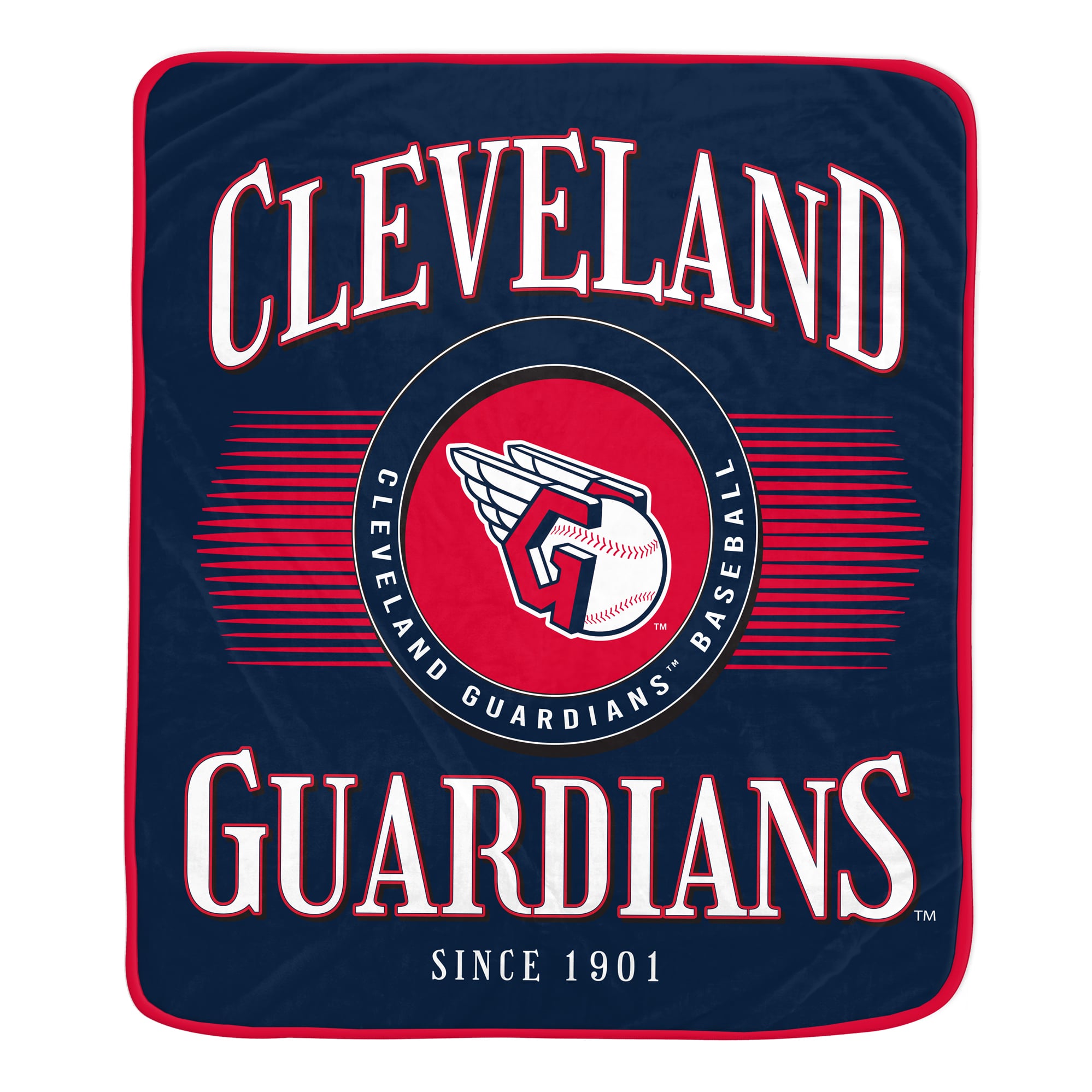 Couverture Pegasus Cleveland Guardians Spotlight Arch 60" x 70" ultra douce