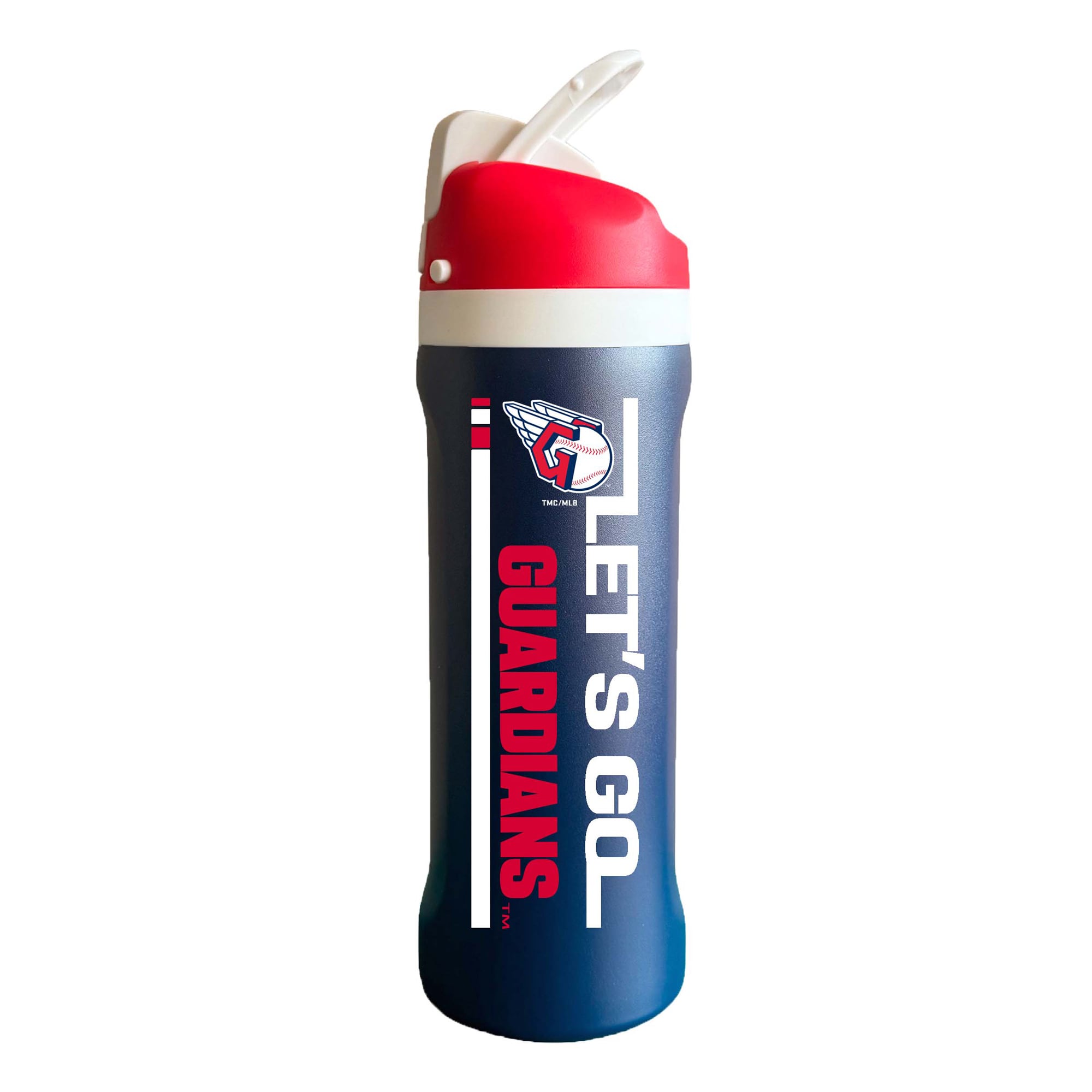 Gobelet isotherme en acier inoxydable de 710 ml (24 oz) aux couleurs de l'équipe Cleveland Guardians de The Memory Company